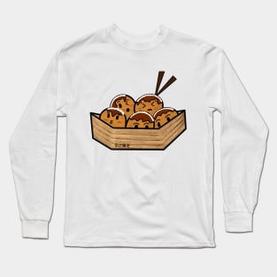 Funny Takoyaki Japanese Food Long Sleeve T-Shirt